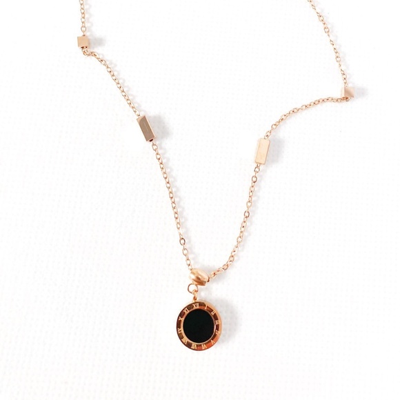 Titanium Steel Double-sided Pendant Necklace - Picture 3 of 4